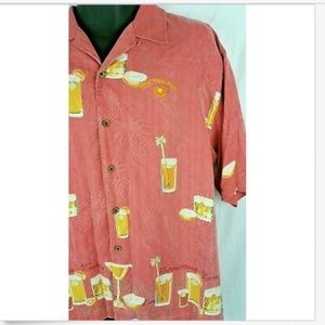 TOMMY BAHAMA USC LOGO Hawaiian shirt SIZE LARGE
